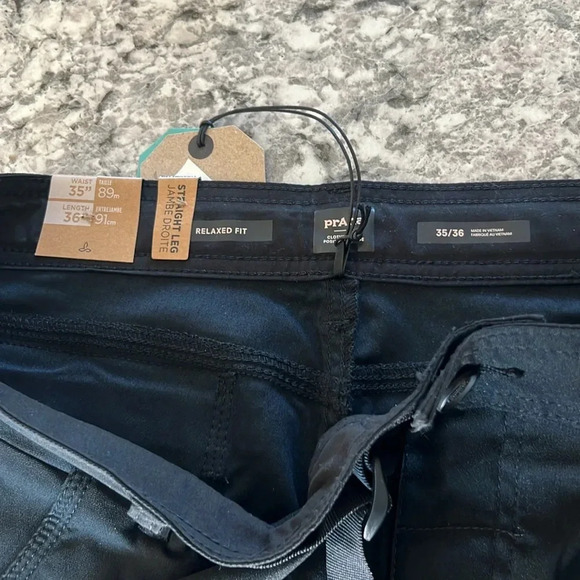 NWT Prana Men’s Brion Pant II Straight Leg Rezion Lightweight Size W 35” X 36” - Picture 9 of 13